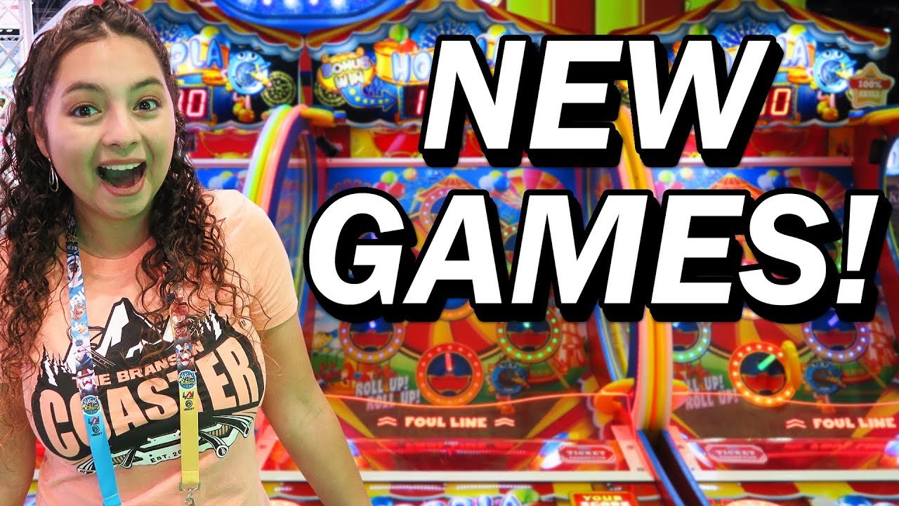 Lots of NEW Arcade Games at the IAAPA Attraction Expo 2017!
