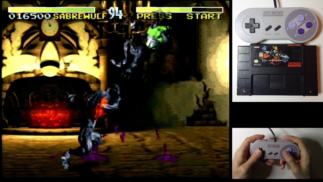 KILLER INSTINCT (SNES) Sabrewulf: расслабляющее прохождение