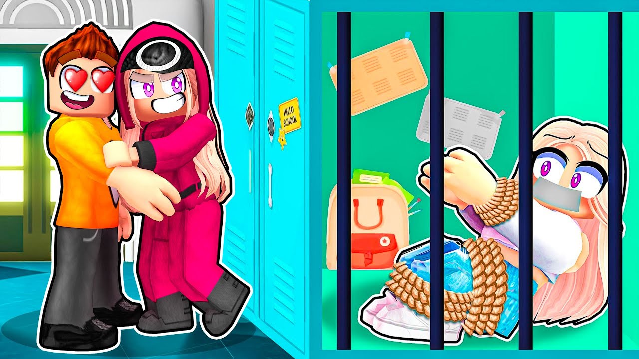 DZIEWCZYNA OCHRONIARZ ZAMKNĘŁA PATI w SQUID GAME 2 w Roblox!