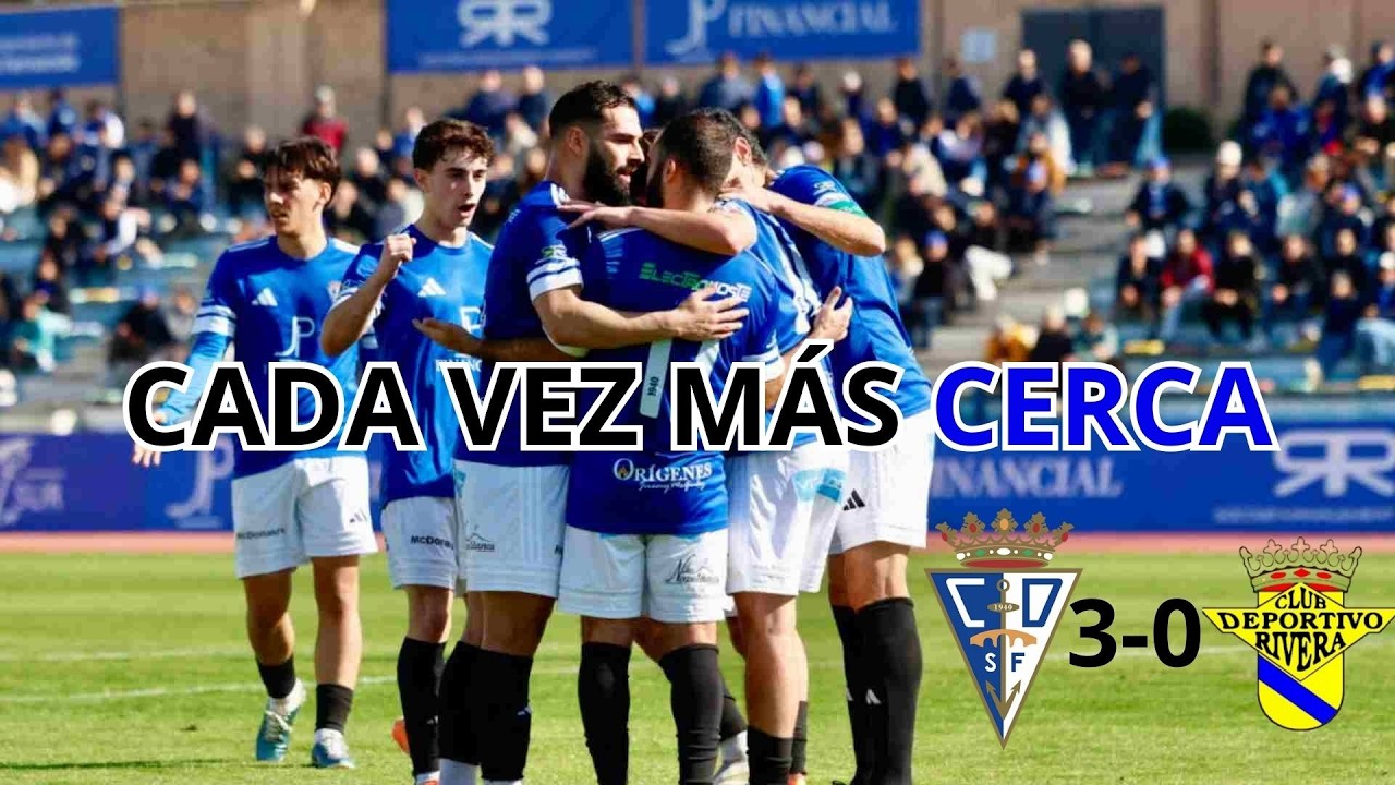 CRÓNICA: CD SAN FERNANDO (3-0) CD RIVERA; MIGUELITO MARCA LA DIFERENCIA Y EL ASCENSO SE ACERCA