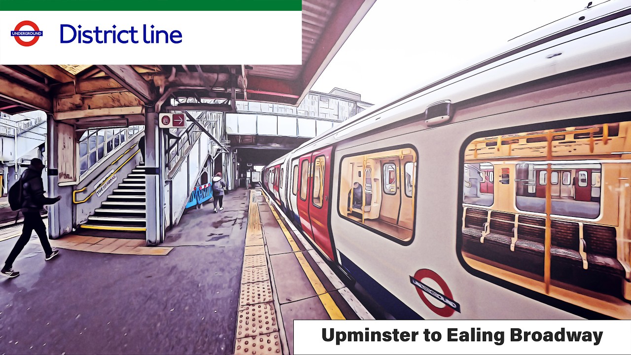 District Line – Upminster to Ealing Broadway | 1h26m