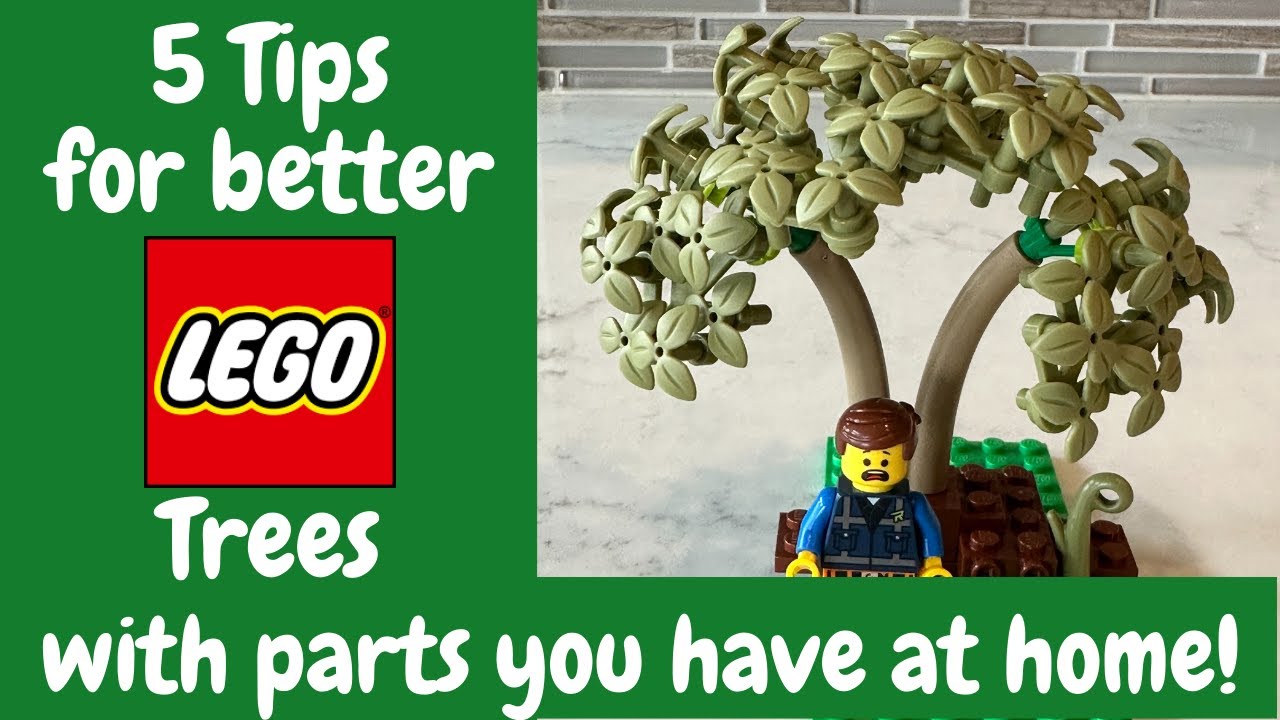 Lego Tutorial: How to Build Better Trees and Plants with Parts You Already Have!