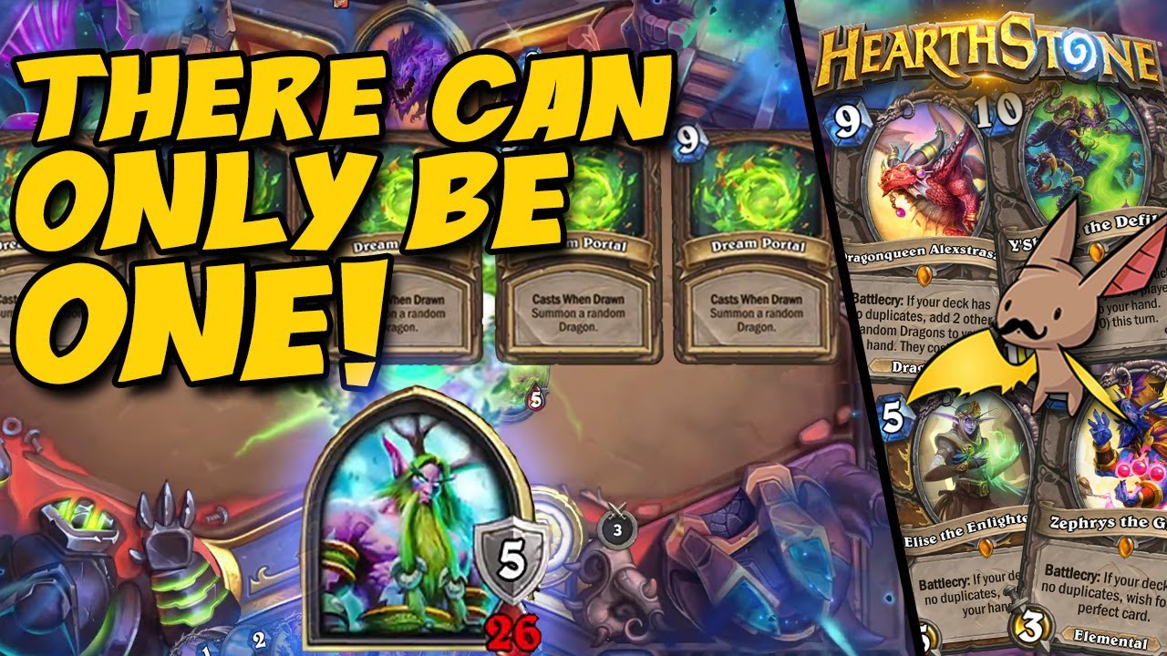 THERE CAN ONLY BE ONE! HIGHLANDER DRUID! | Hearthstone | Firebat VODs