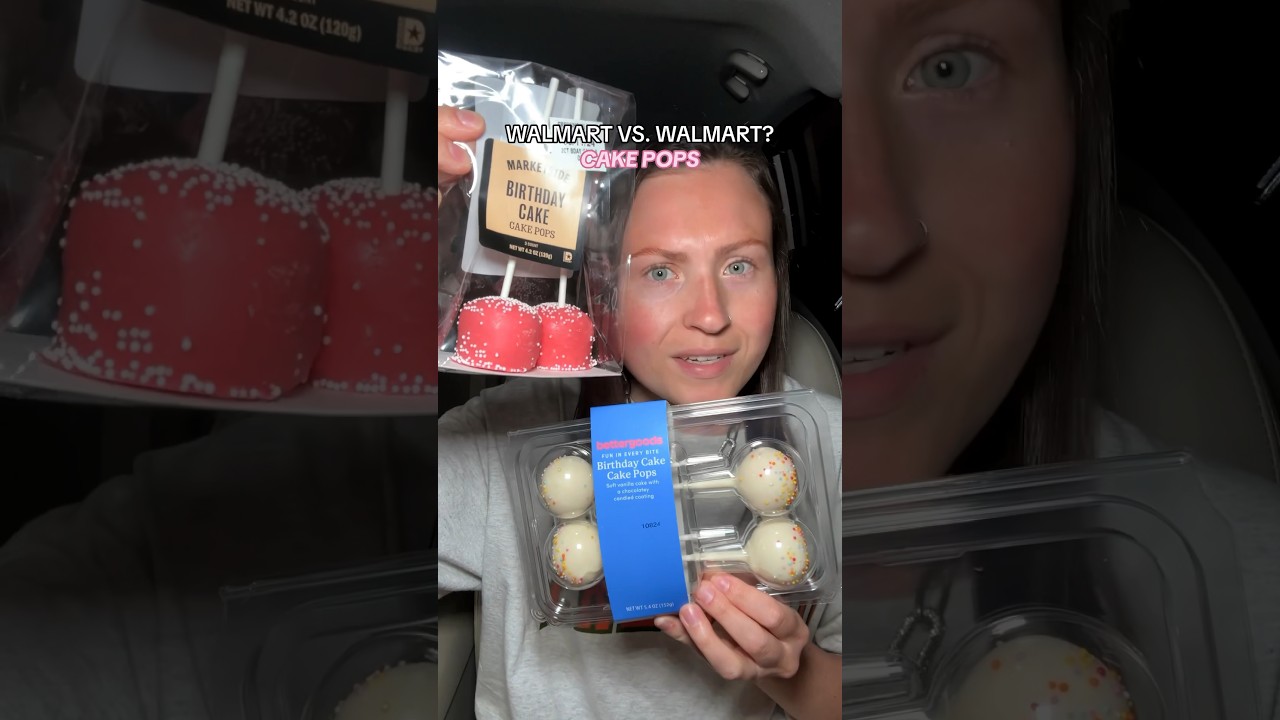 walmart vs&hellip;. walmart? cake pops edition #walmartfinds #newfood #foodreview