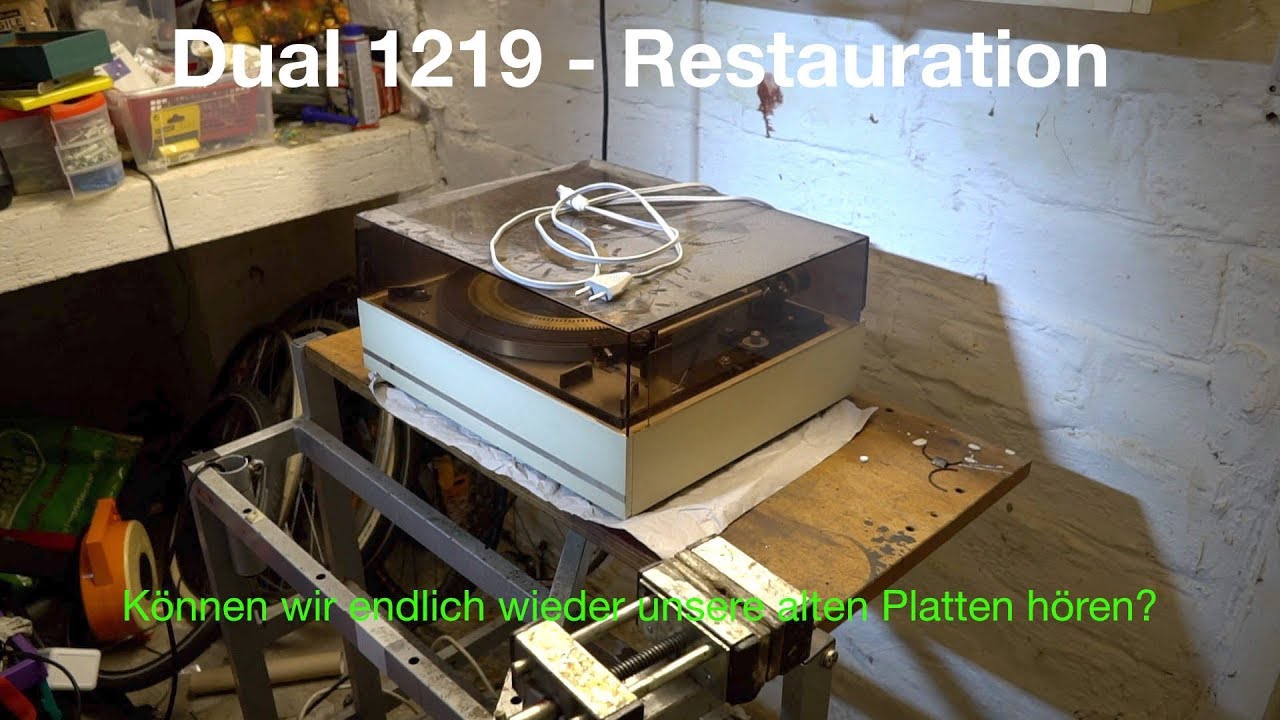Dual 1219 - Plattenspieler Restauration