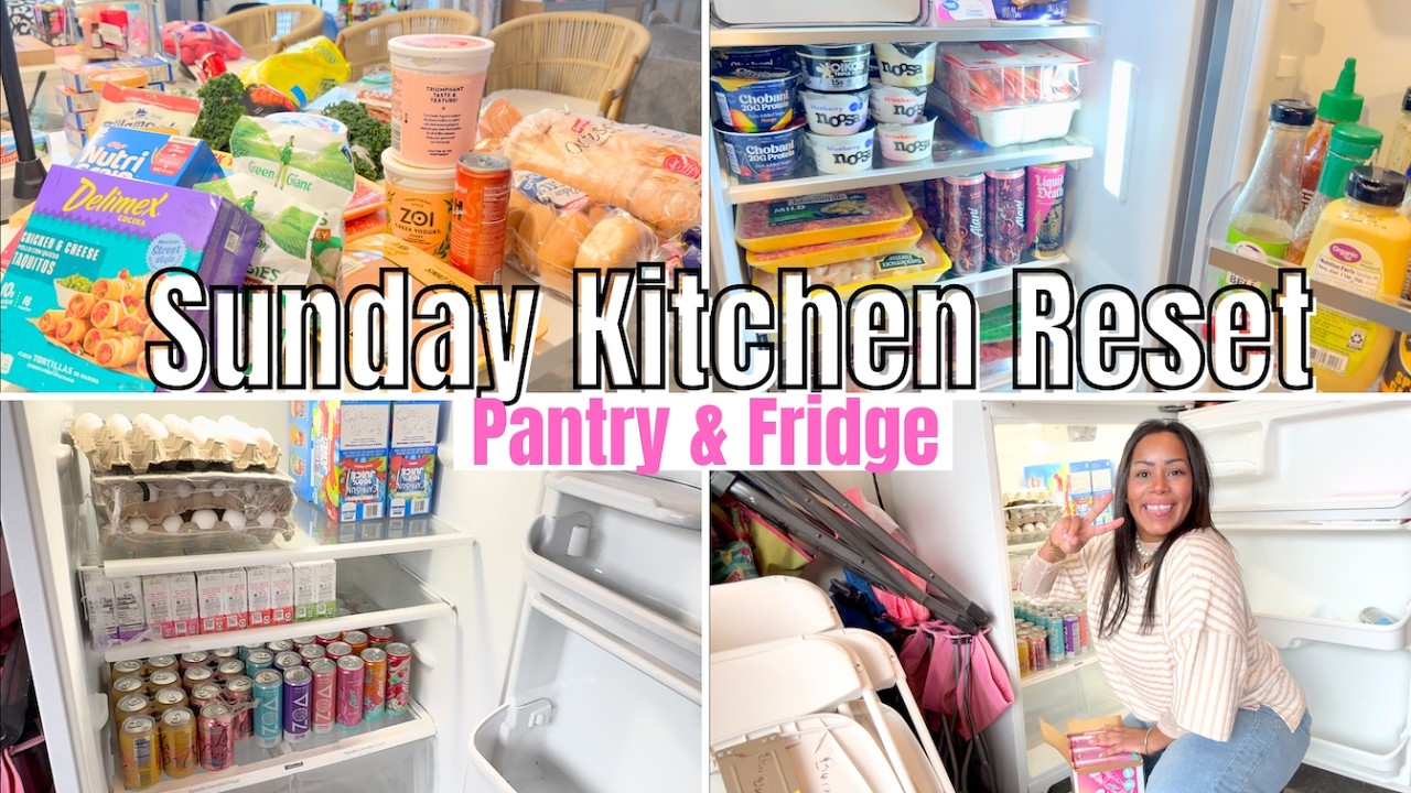 SUNDAY RESET | PANTRY & FRIDGE RESTOCK | COSTCO HAUL | GROCERY HAUL | GETTING READY FOR THE WEEK |