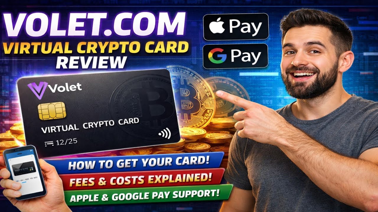 Volet.com Virtual Crypto Card Review |Crypto Card for Apple & Google Pay (Full Guide +Fee Explained)