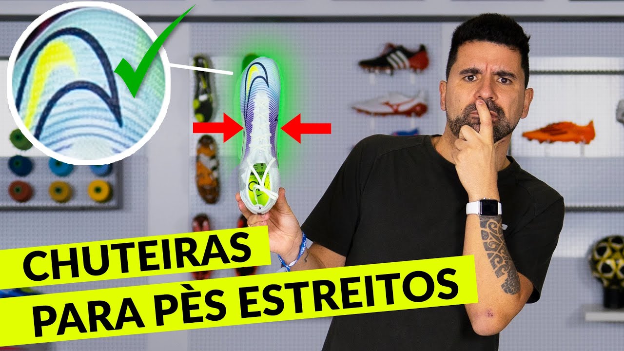 Estas são as MELHORES CHUTEIRAS para pés ESTREITOS de 2022 🤯