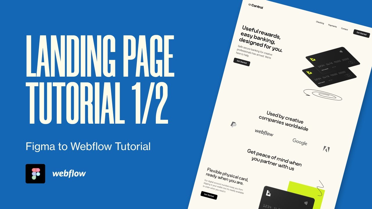 From Figma to Webflow: Full Landing Page Build (1/2)