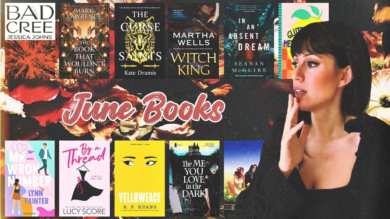 June Book Reading Vlog  | 11 books