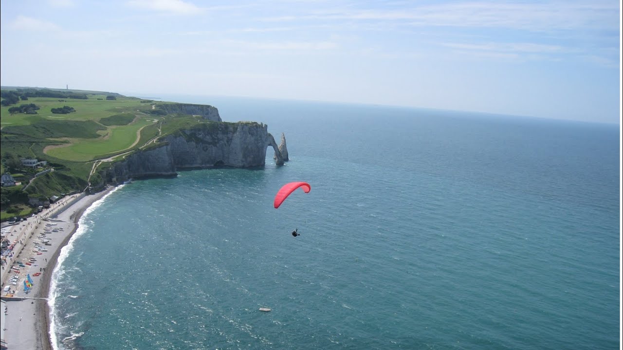 Vol d'Octeville sur Mer à Etretat - Normandie 2008