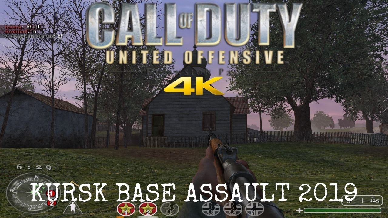 Call of Duty United Offensive 2019 Kursk Base Assault Gameplay 4K