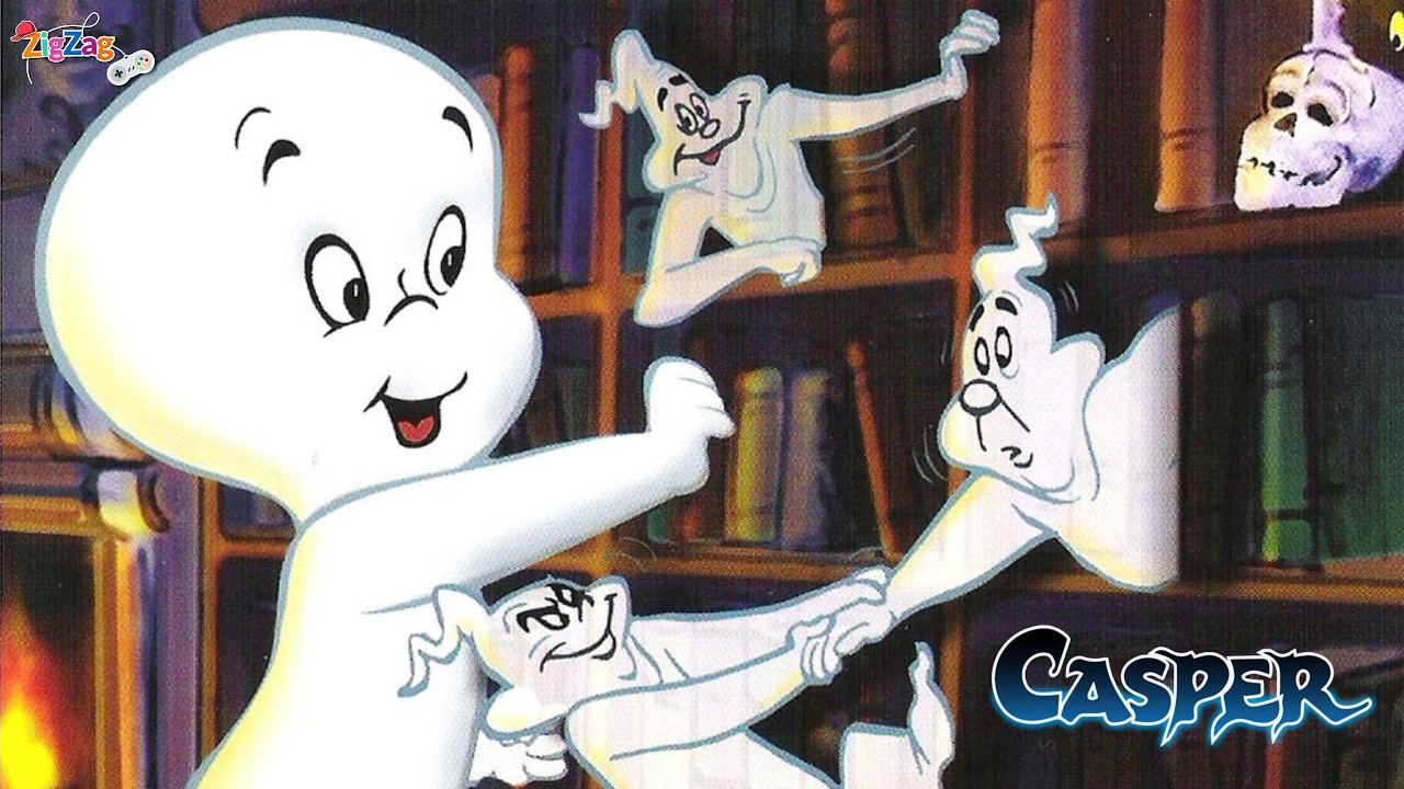 Casper Ghostly Trio Full Movie Game | PS2 4K @ZigZagGamerPT