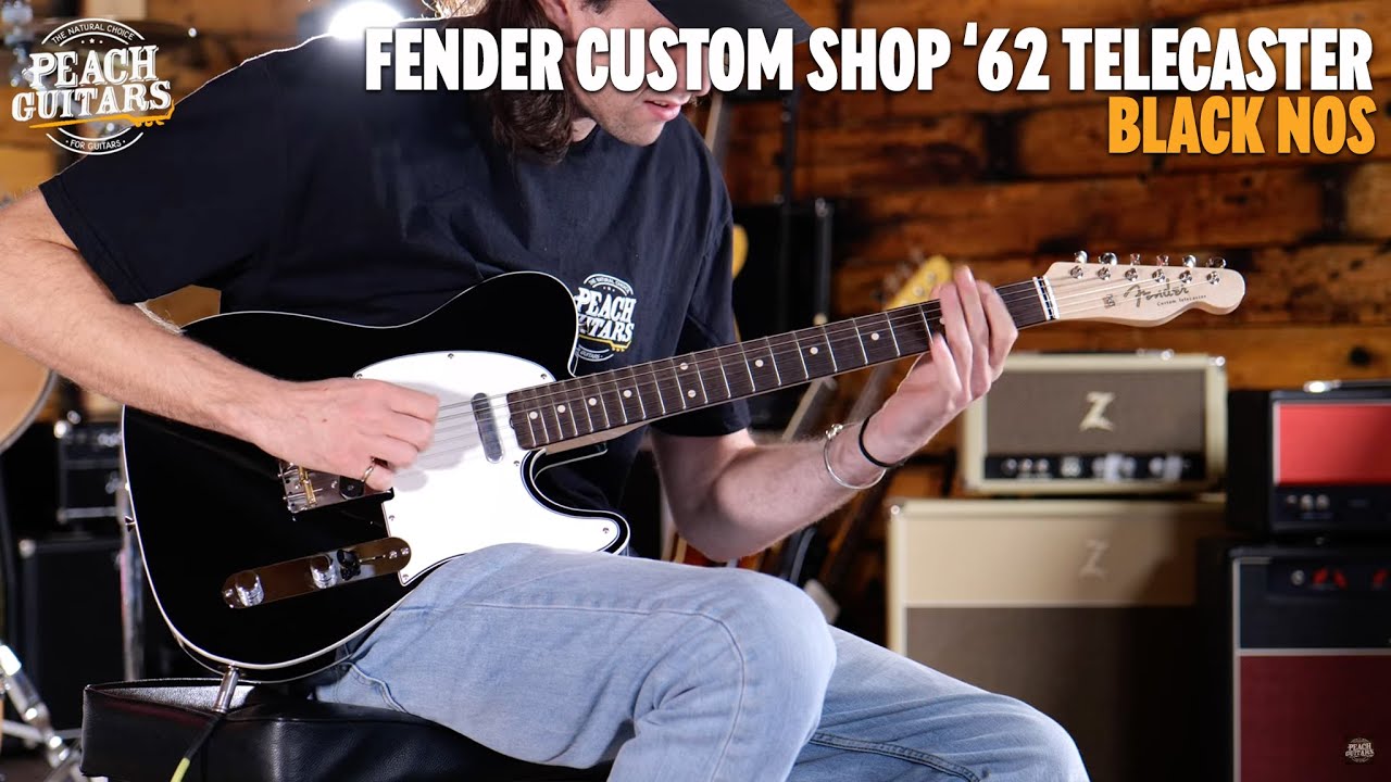 No Talking...Just Tones | Fender Custom Shop '62 Telecaster Custom NOS Black