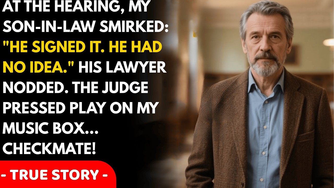 At the hearing, my son-in-law told the judge I was too confused to fight back — until my music bo...