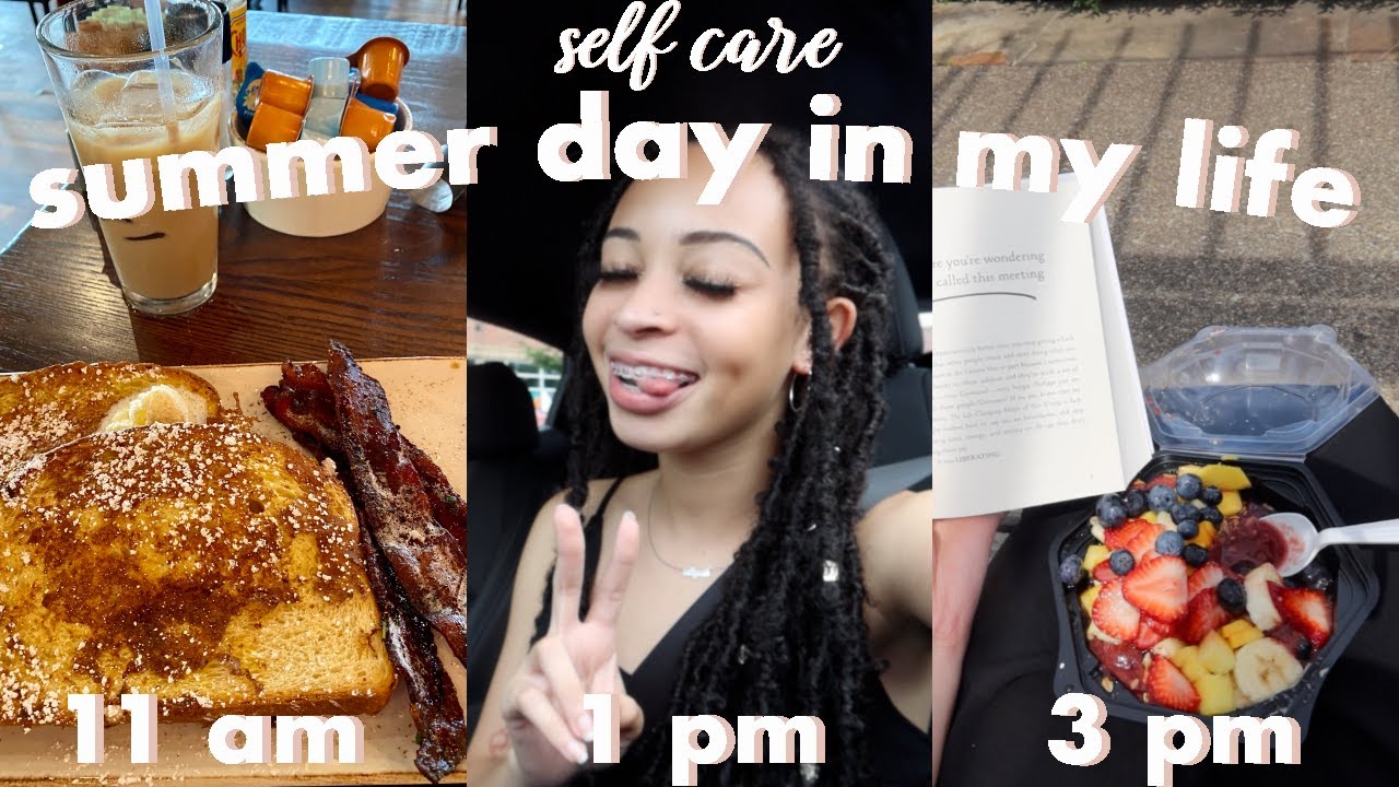 vlog: a *self care* summer day in my life! | shopping, picnics, & more! | aliyah