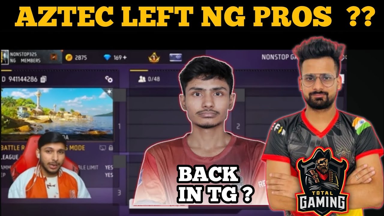 AZTEC LEFT NG PROS & JOIN TOTAL GAMING ESPORT WHY REASON ll Foziajay , Nonstop Gaming , 