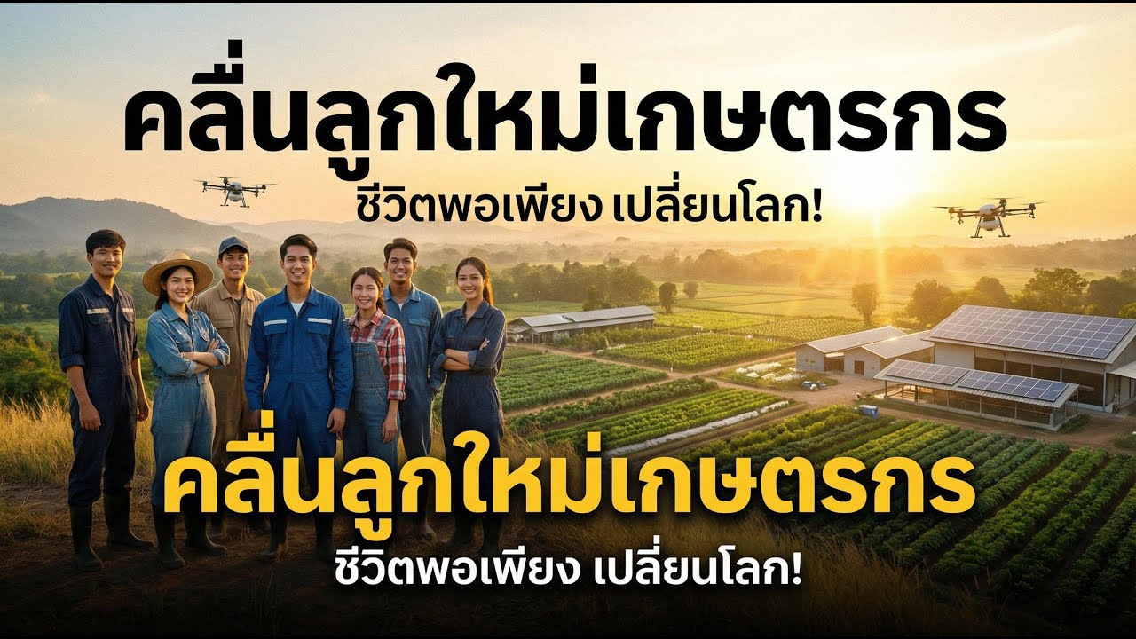 คลื่นลูกใหม่เกษตรกร 🌱 ชีวิตพอเพียง เปลี่ยนโลก! | แรงบันดาลใจ