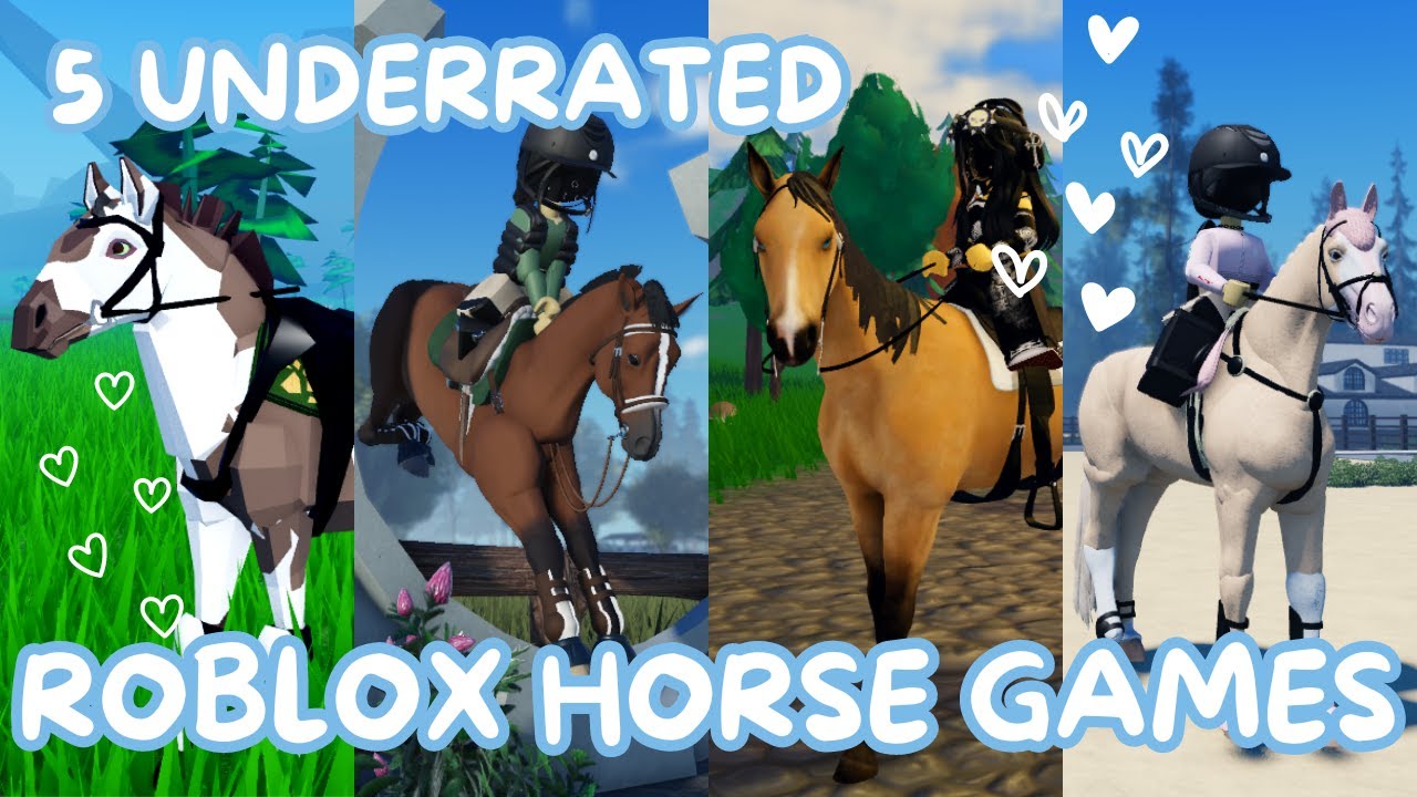 Мои 5 НЕДООЦЕНЕННЫХ игр про лошадей в Roblox!