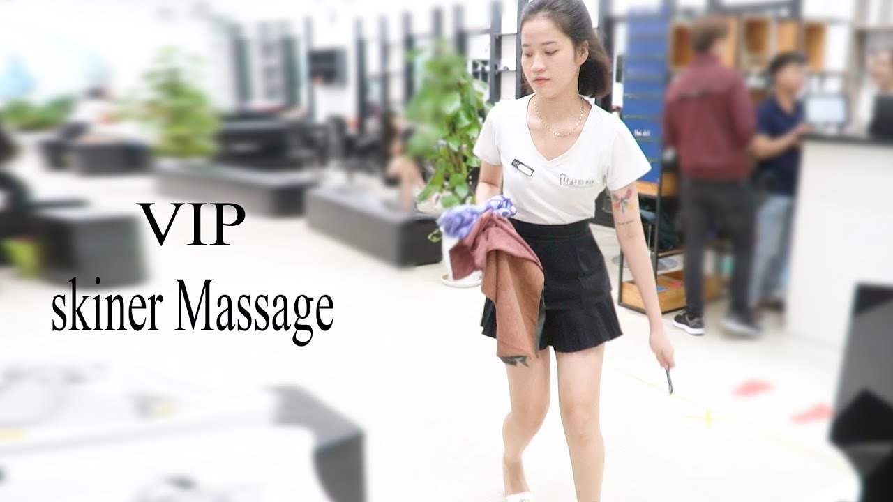 HONG MY SKINER massage vietnam barbershop, massage face, shampoo relax
