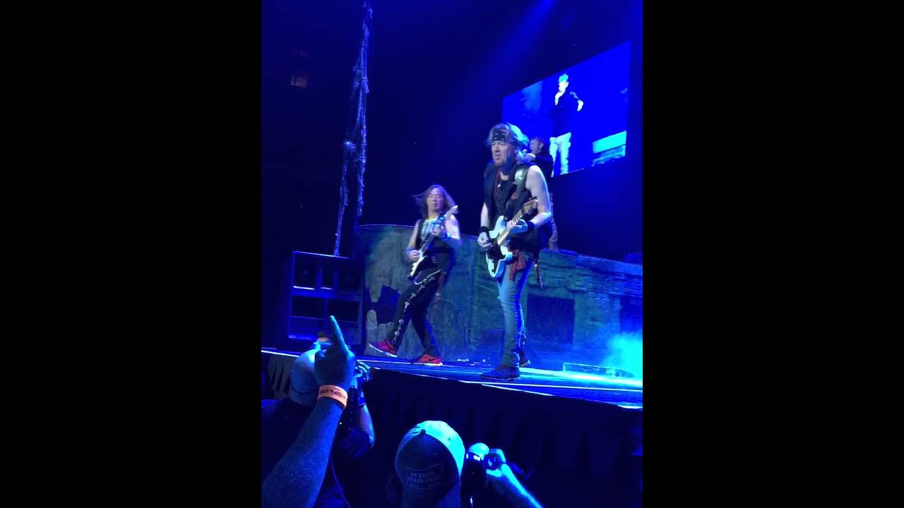 Iron Maiden Front Row Centre Vancouver Opening Song.