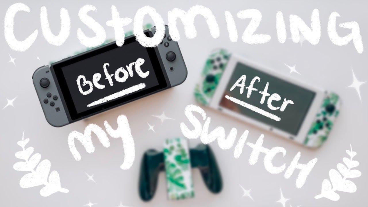 Customizing My Switch! StickyBunnyCo Skin Application | Review