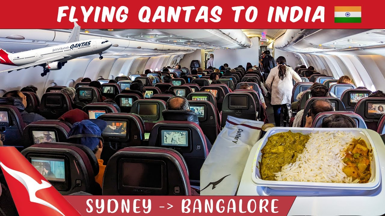 12 часов в эконом-классе Qantas | Сидней — Бангалор