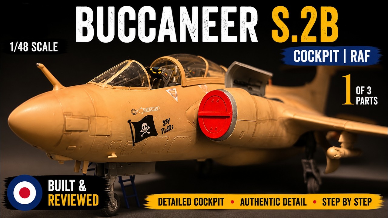 Airfix Buccaneer S.2B 1/48 - Cockpit | RAF - P1