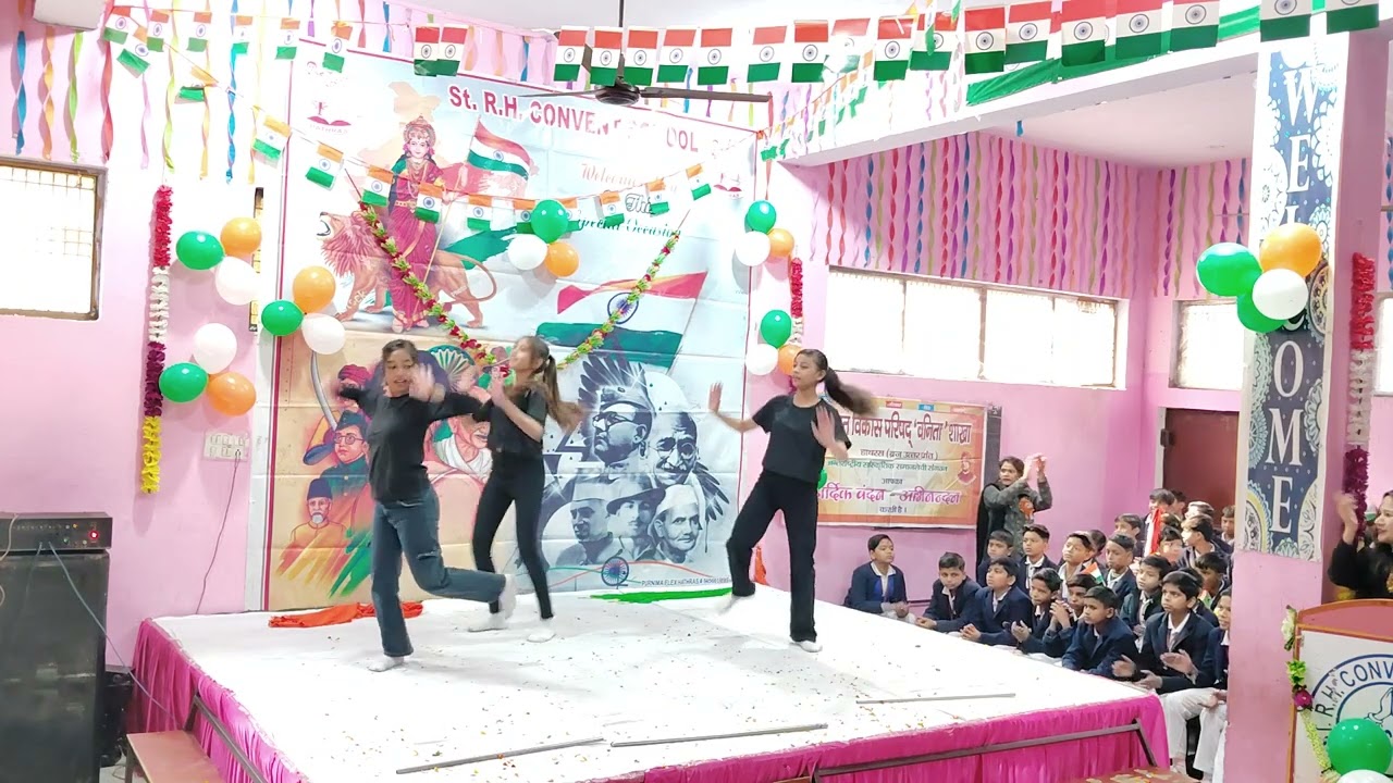 Mashup patriotic song | Easy dance steps | Little children #strh #patriotism #trending 