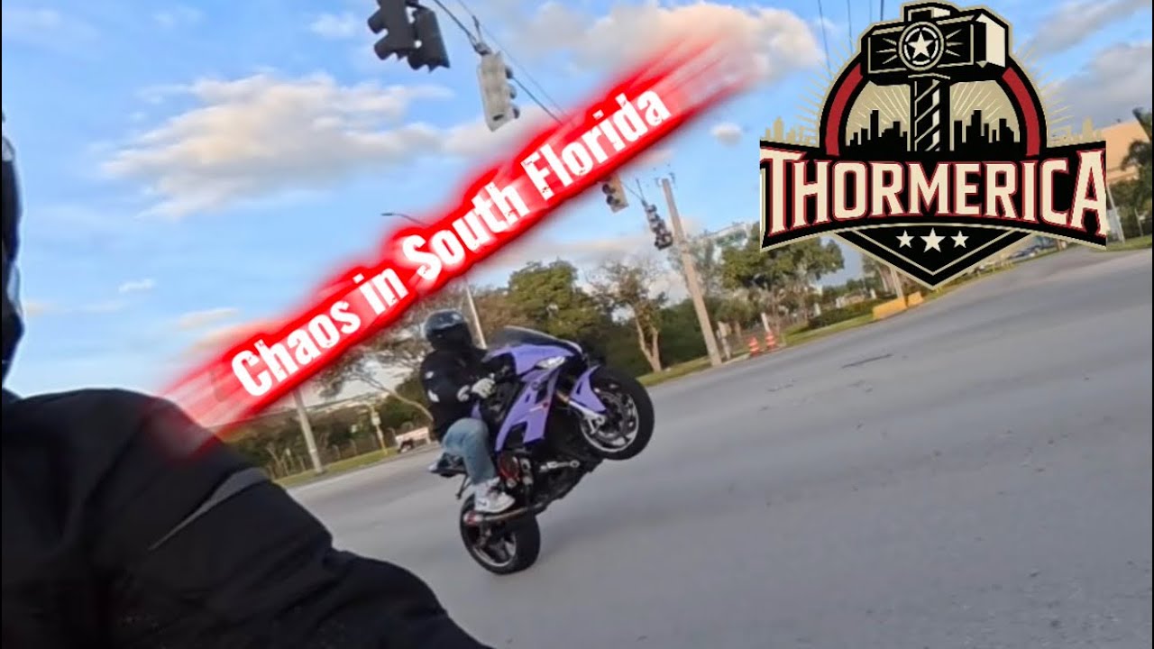South Florida Traffic: Wahnsinn auf zwei Rädern! | Miami Motorrad-Life 🔥🏍️🌴