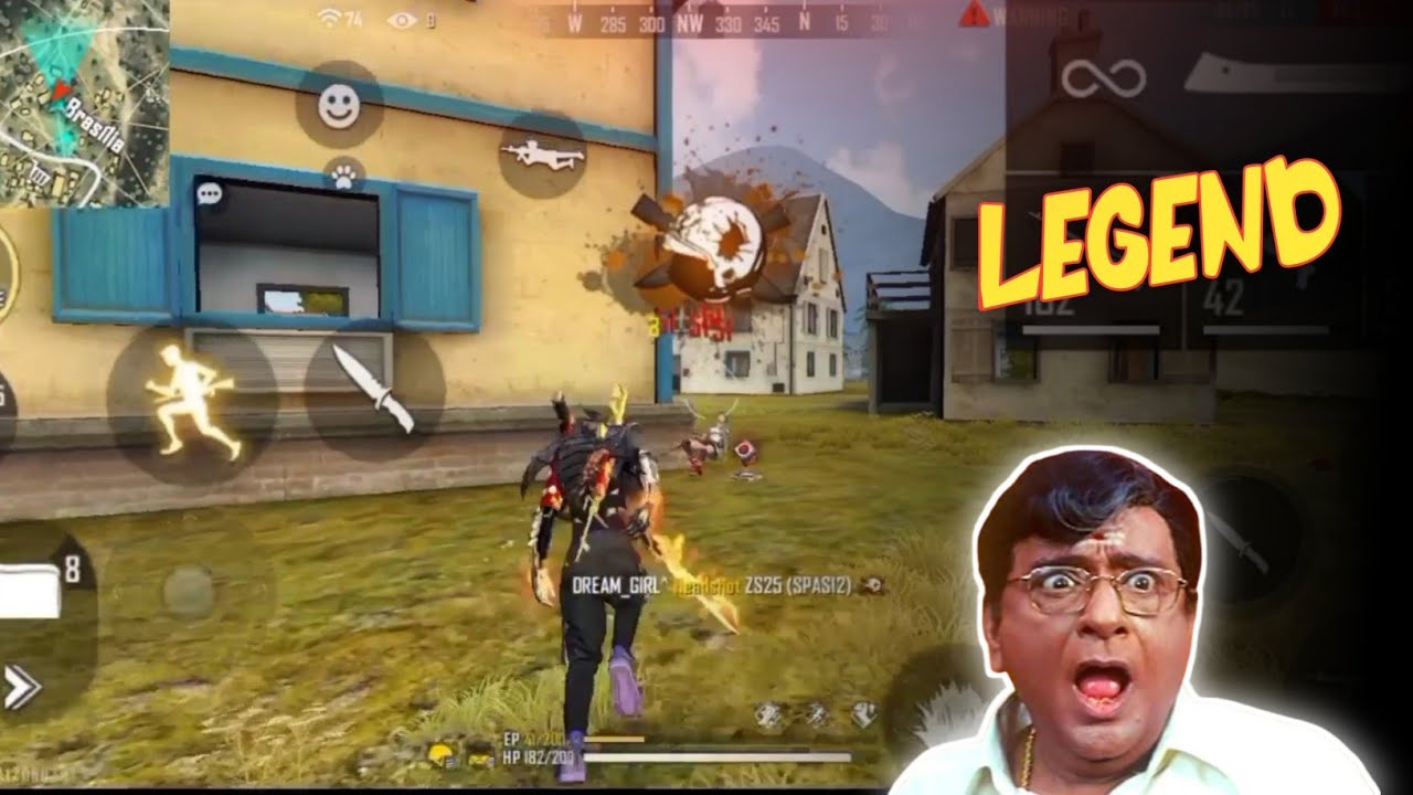 Free Fire Rank Pushing Highlights Best Movements Ever  #1. Garena Free Fire / Intense God