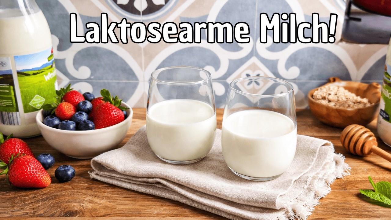 Laktosefreie Milch / laktosearm Herstellung 😍 einfacher Trick funktioniert wirklich! #293