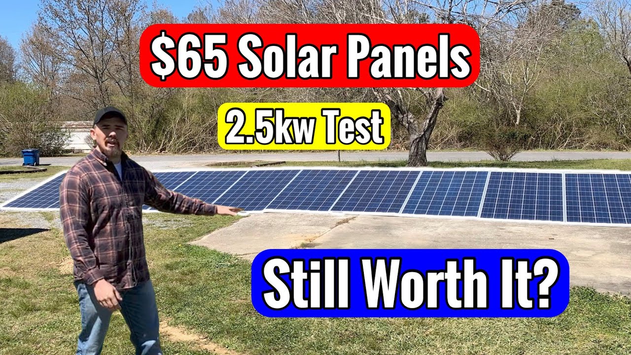 Cheap Used SanTan Solar 250w Panels 10 in Series Wattage Test, Still Worth It?