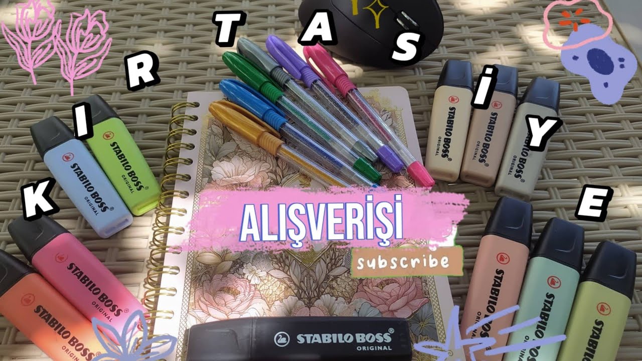 Kırtasiye alışverişi 2025~2026 ✨Ajanda✯Stabıloboss✯Bim alışveriş✯#kırtasiyealışverişi✯@YouTube 