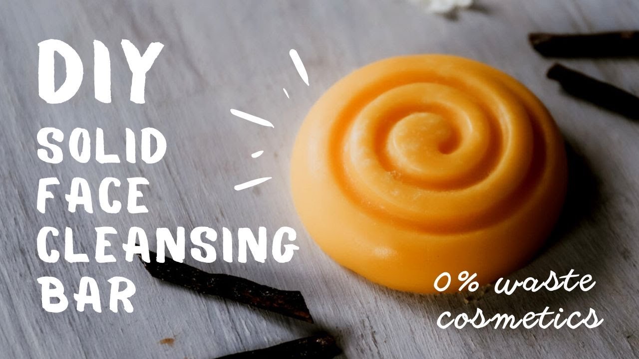 How to make a ZERO-WASTE face cleansing bar at home