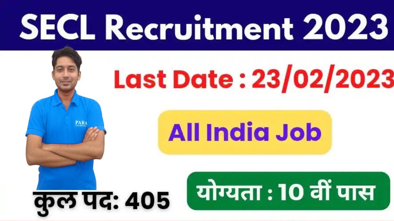 SECL Mining Sirdar Vacancy 2023 | SECL Mining Sirdar & Deputy Surveyor Syllabus | Syllabus | Salary