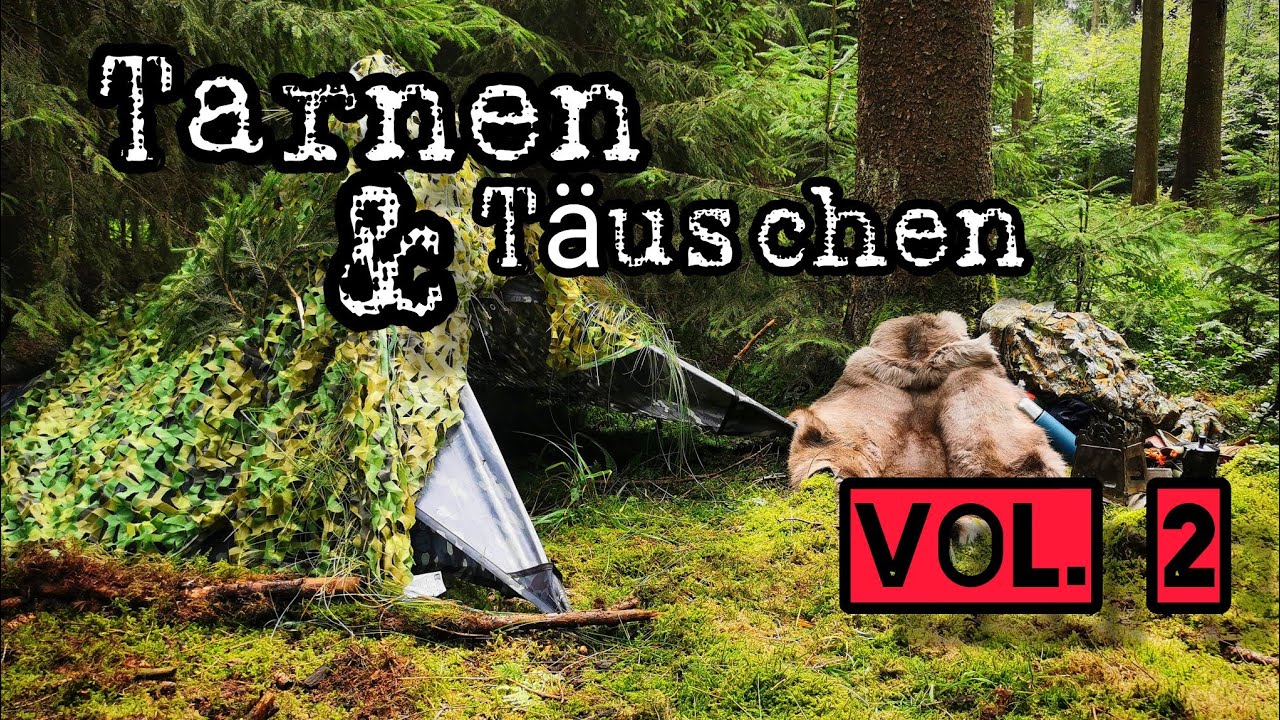 #TARNEN UND #Täuschen die 2te🌲| #stealthcamping im #wald