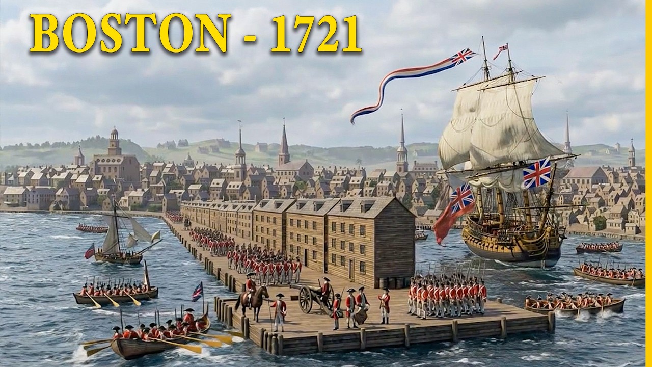Бостон 1721 (реконструкция AI)