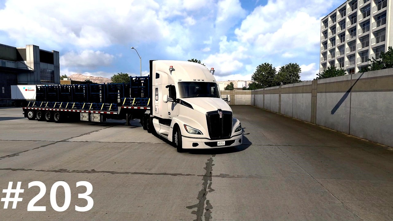 American Truck Simulator - Part 203 - Long Delivery From Jackpot To Havre