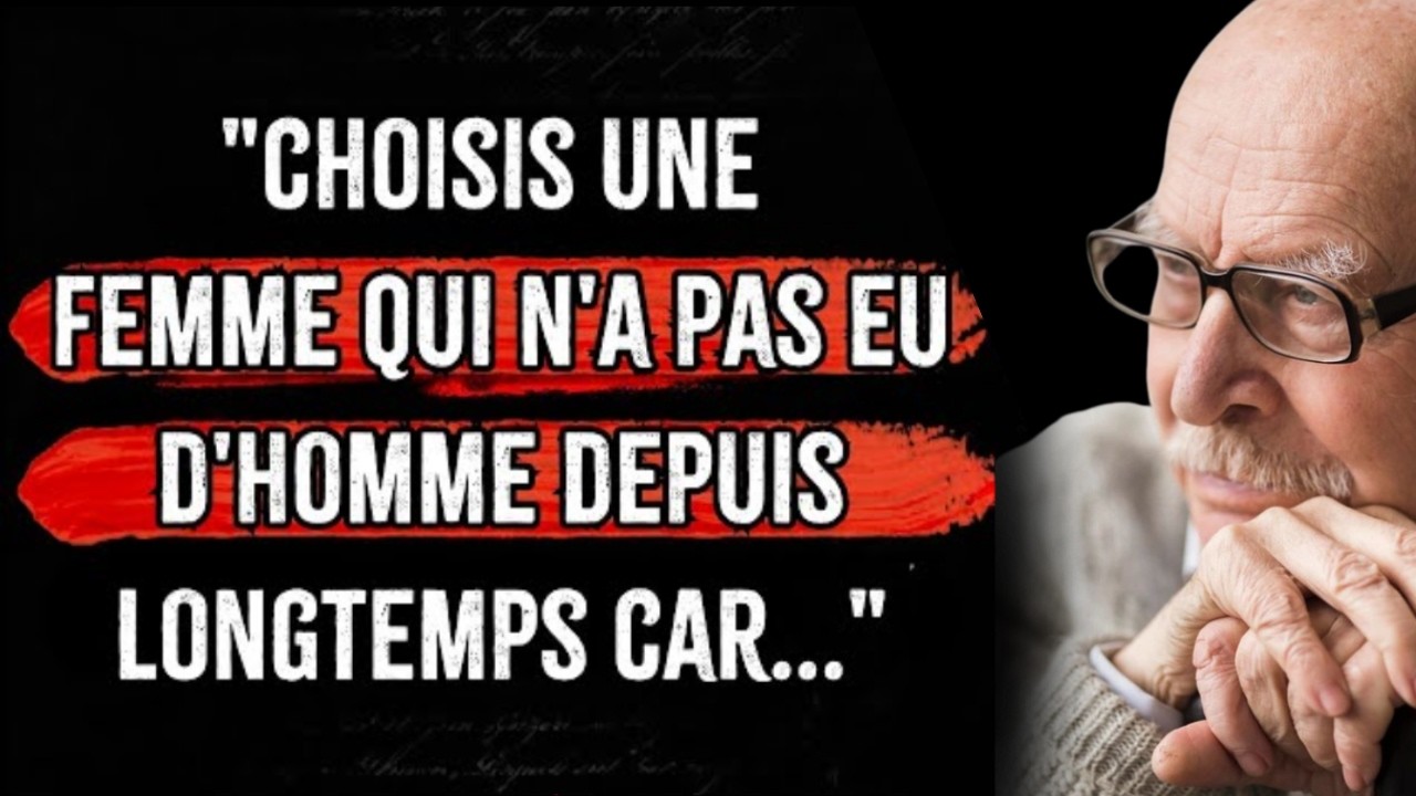 Leçon de vie des philosophes anciens que l'homme apprend trop tard dans la vie