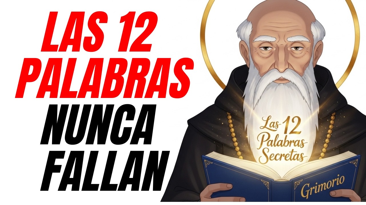 🔥Oración de las 12 Palabras OCULTAS del 📕 Grimorio de San Benito