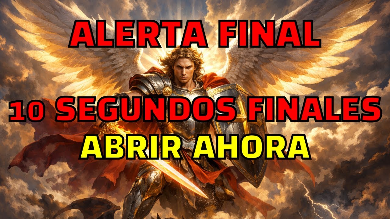 🔴Quedan 9 segundos — SAN MIGUEL ARCÁNGEL TE HA ELEGIDO¡Abrelo Ahora!