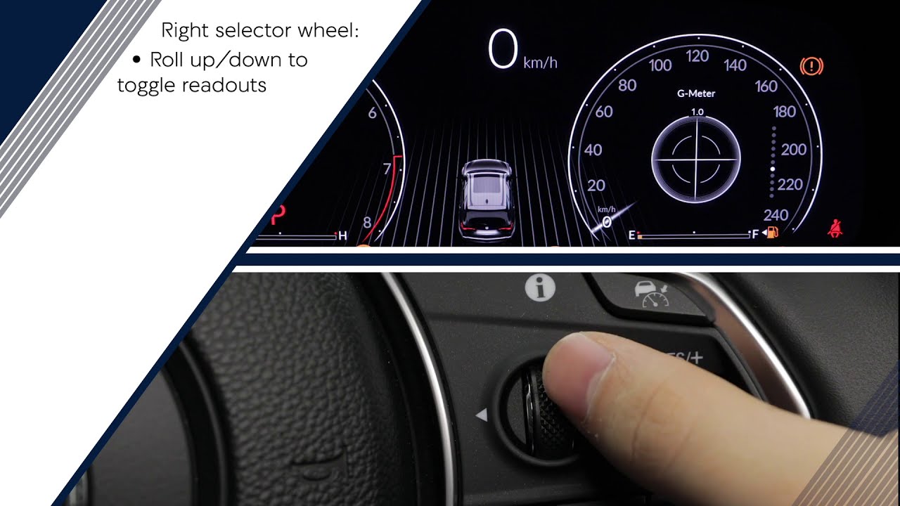 Using Acura’s Digital Instrument Cluster
