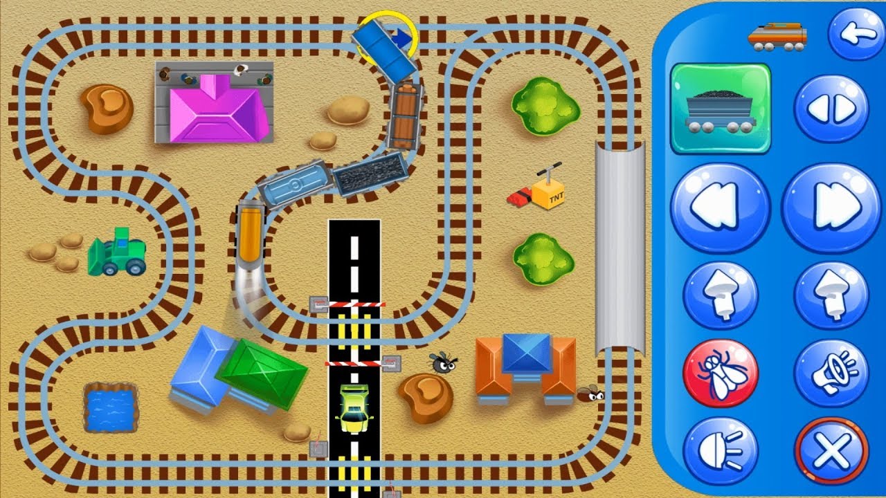 Trains for kids - Railroad games 🚅
