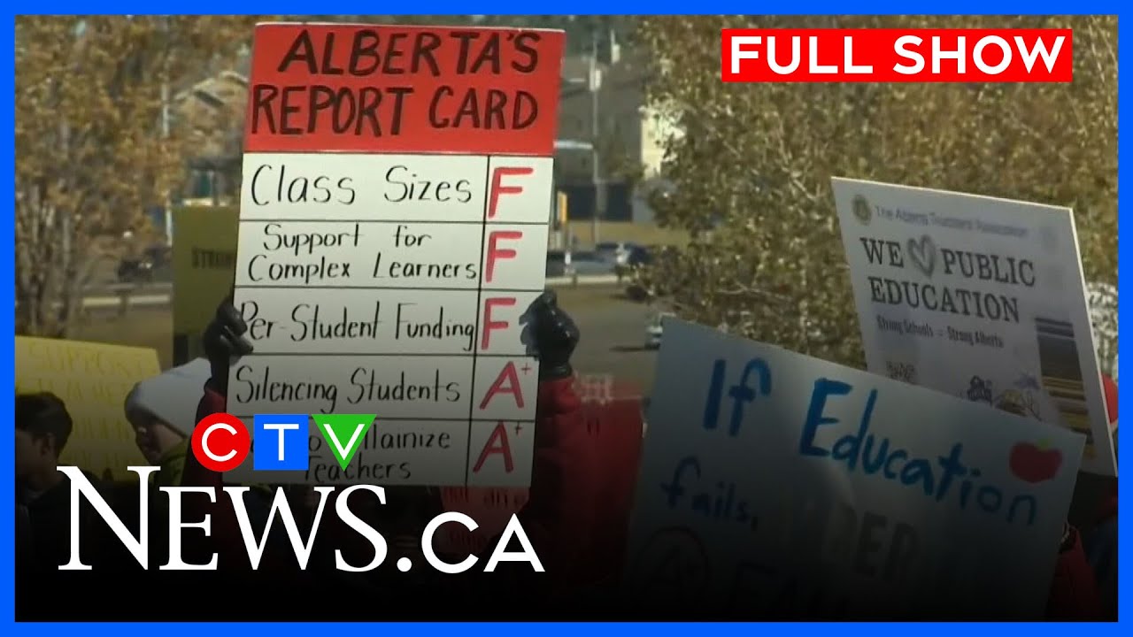 Забастовка учителей до сих пор не увенчалась успехом | CTV News Lethbridge at Five, 15 октября 20...