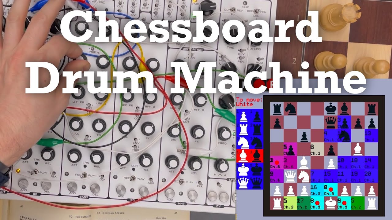 Chessboard Drum Machine MAJOR UPDATE: Midi Chess, Pulsar-23