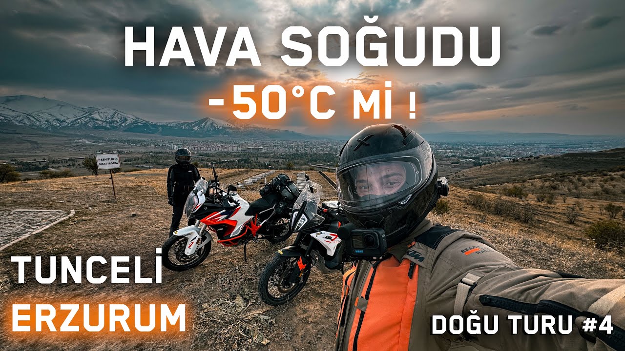 Bu Yolda Motosiklet Sürmeyi Hakedecek Ne Yaptık ? | Soğuk Cennet: Erzurum ! | #DT4