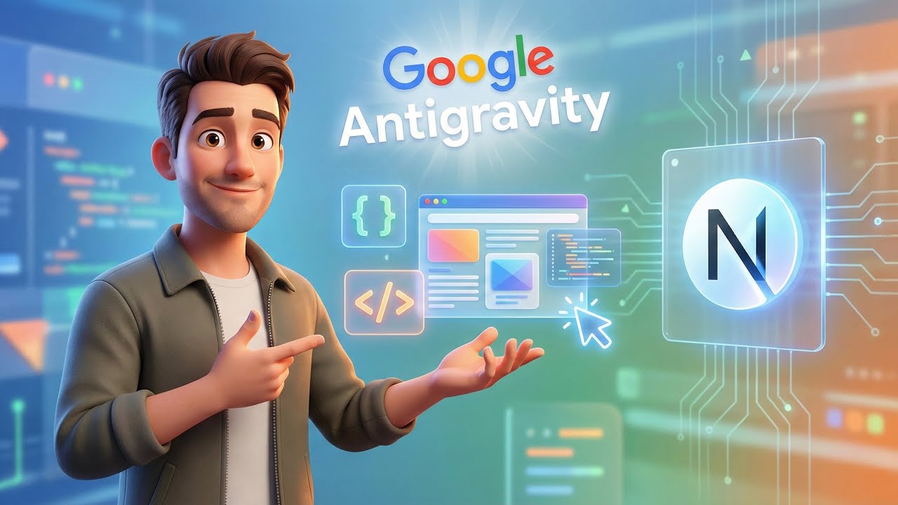 How to Vibe Code a Site using Next.js and Antigravity! - Detailed Tutorial