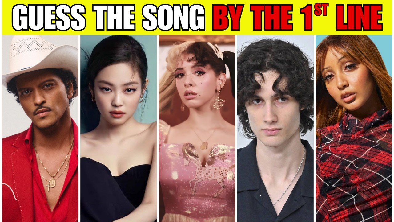 Guess the Song from the First Line 🎤 Most Popular Songs 2025&ndash;2026 | Music Quiz