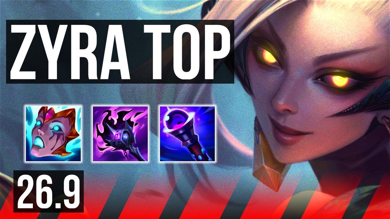 ZYRA vs DARIUS (TOP) | Deathfire Touch, 49K damage | EUW Grandmaster | 26.9